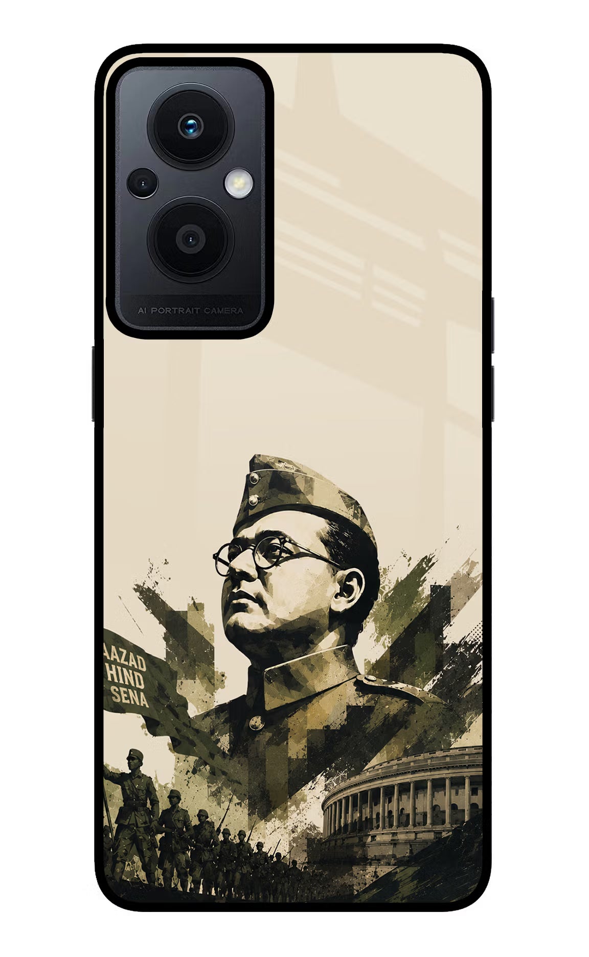 Netaji Rising Oppo F21 Pro 5G Glass Case