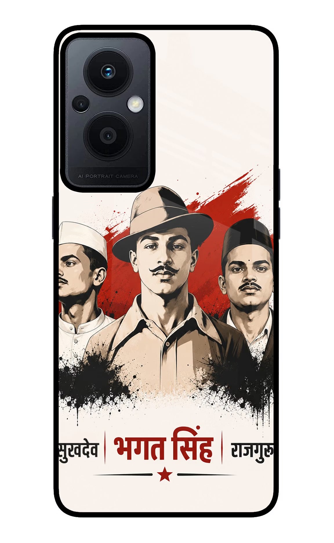 Sardar Patel Iron Will Oppo F21 Pro 5G Glass Case