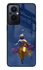 Cosmic Krishna Oppo F21 Pro 5G Glass Case