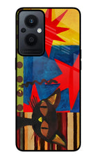 Pop Cat Oppo F21 Pro 5G Glass Case