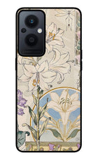 White Lily Oppo F21 Pro 5G Glass Case