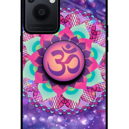 Om Purple Oppo F21 Pro 5G Pop Case by Casekaro