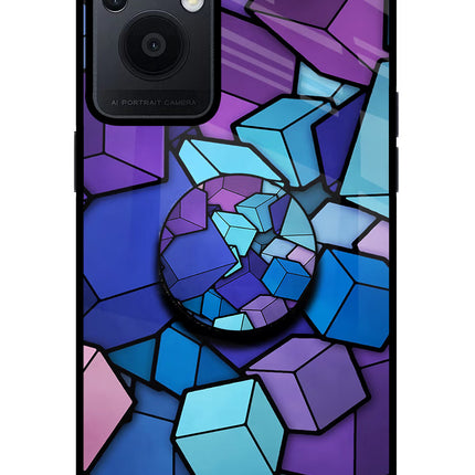 Cubic Abstract Oppo F21 Pro 5G Pop Case by Casekaro