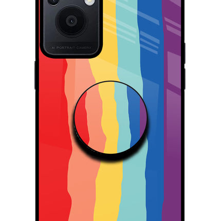 Rainbow Oppo F21 Pro 5G Pop Case by Casekaro