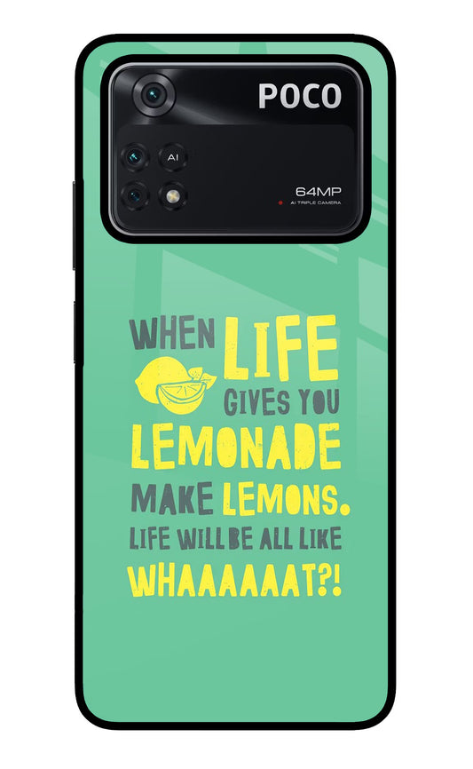 Quote Poco M4 Pro 4G Glass Case