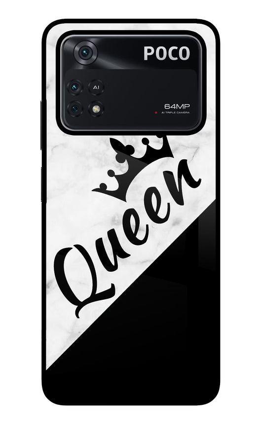 Queen Poco M4 Pro 4G Glass Case