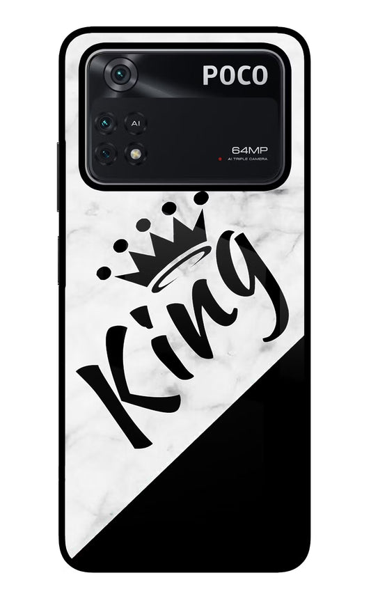 King Poco M4 Pro 4G Glass Case