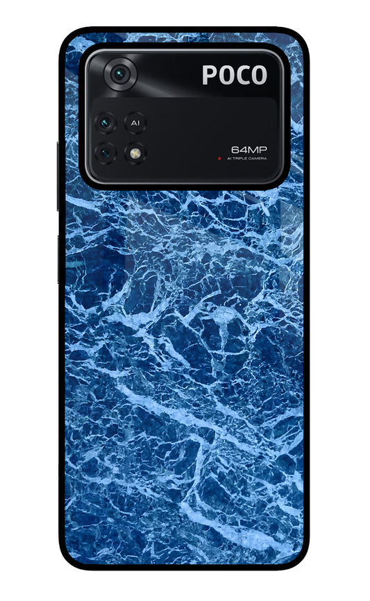 Blue Marble Poco M4 Pro 4G Glass Case