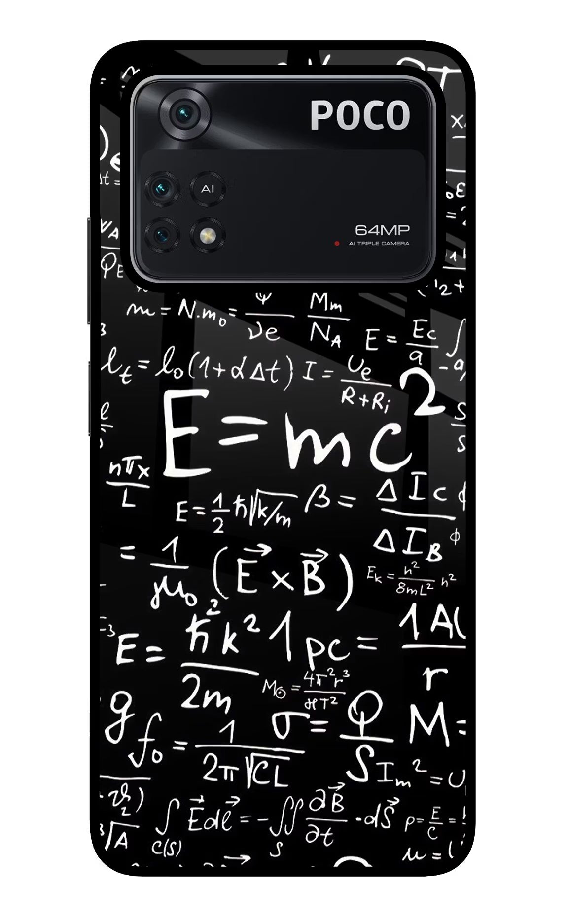 Physics Formula Poco M4 Pro 4G Glass Case