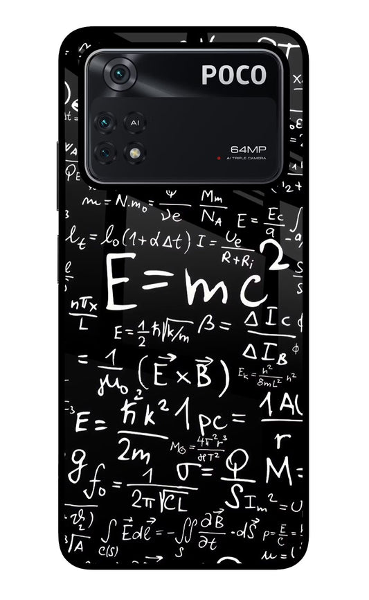 Physics Formula Poco M4 Pro 4G Glass Case