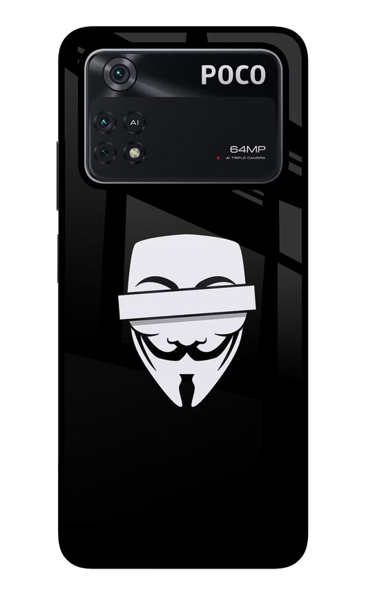 Anonymous Face Poco M4 Pro 4G Glass Case