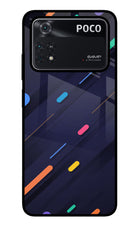 Abstract Design Poco M4 Pro 4G Glass Case