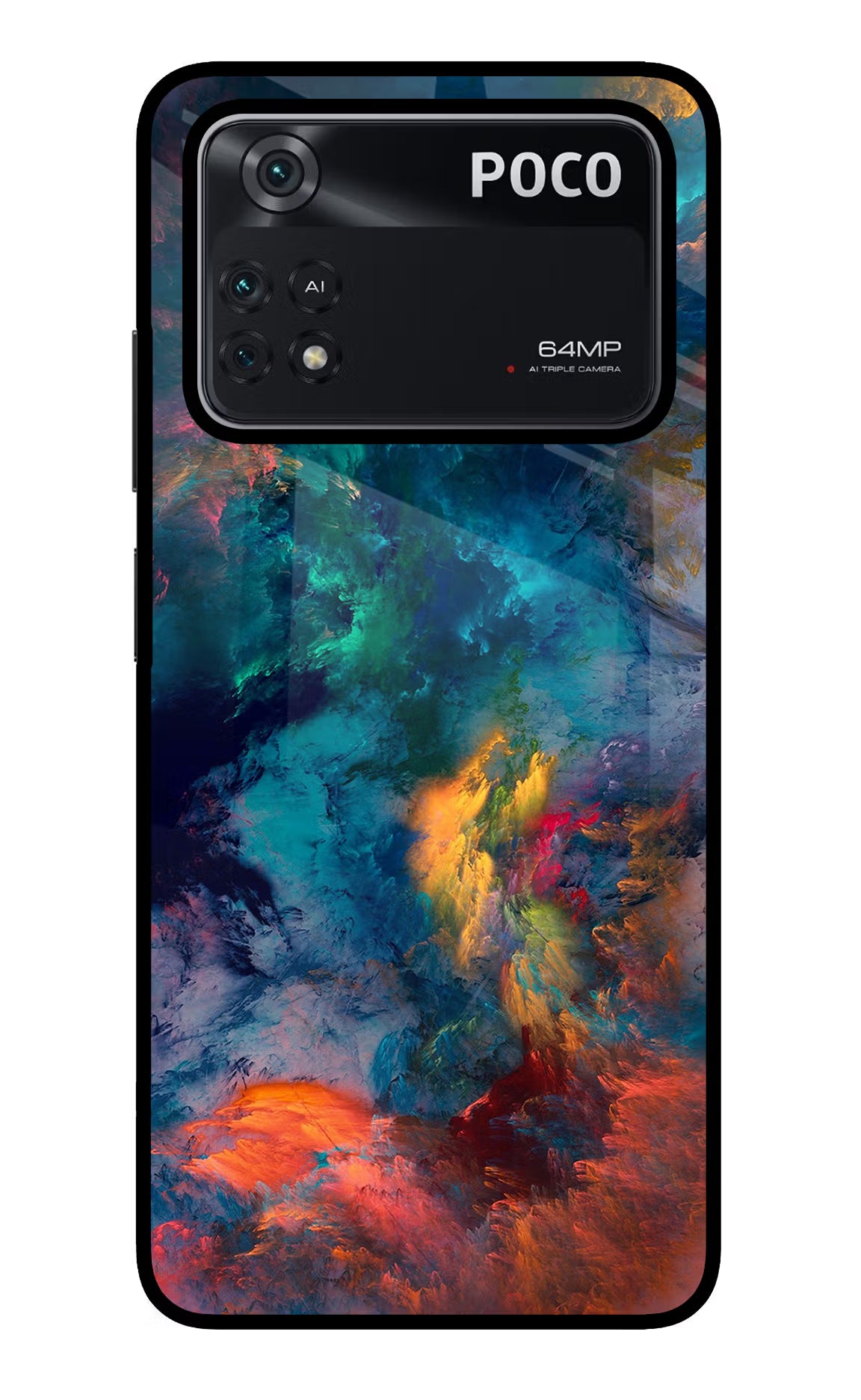 Artwork Paint Poco M4 Pro 4G Glass Case