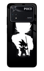 Goku Shadow Poco M4 Pro 4G Glass Case