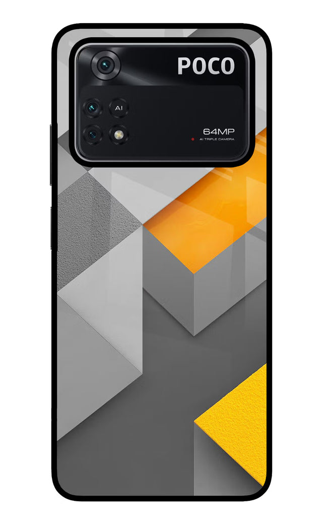 Abstract Poco M4 Pro 4G Glass Case