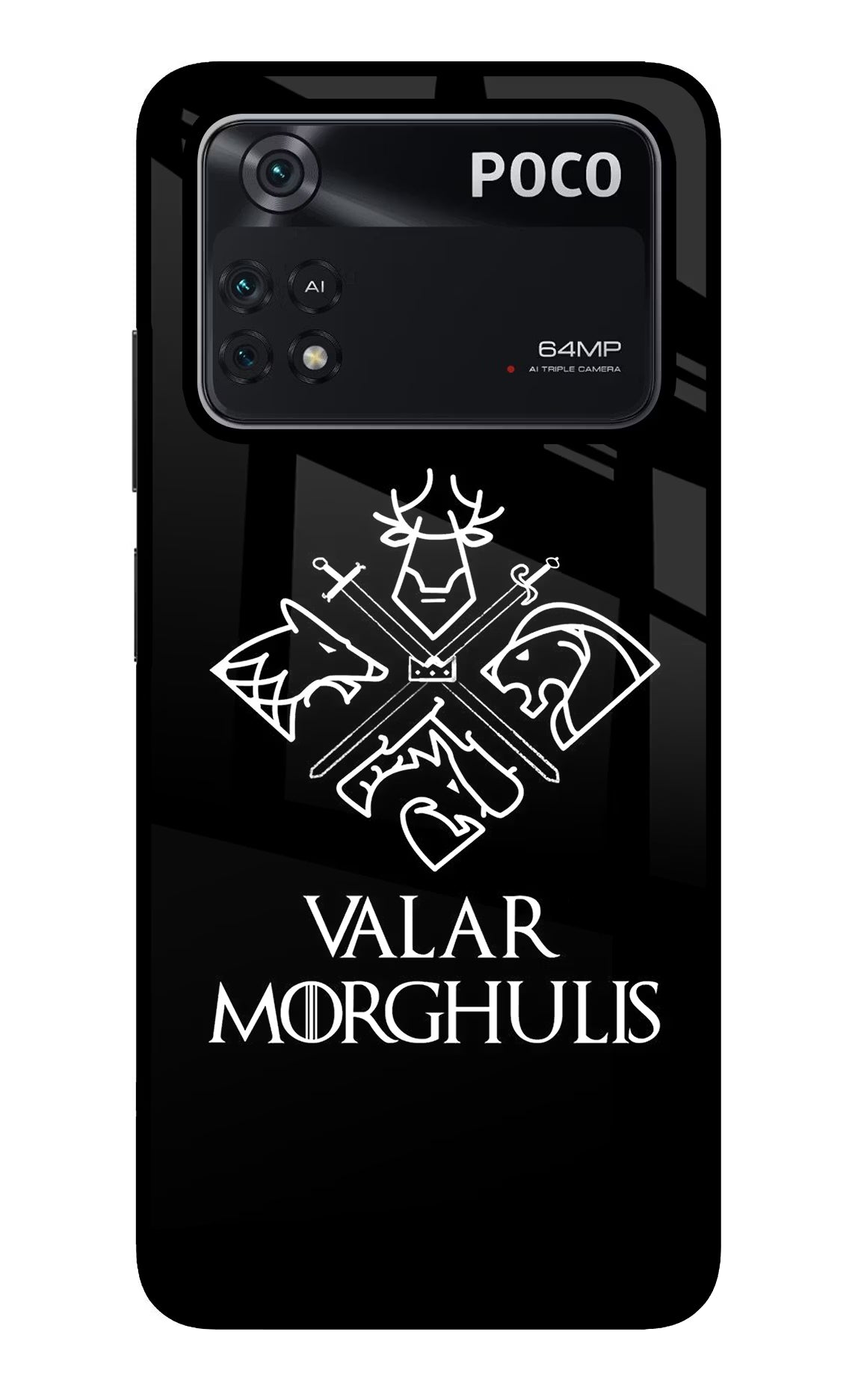 Valar Morghulis | Game Of Thrones Poco M4 Pro 4G Glass Case