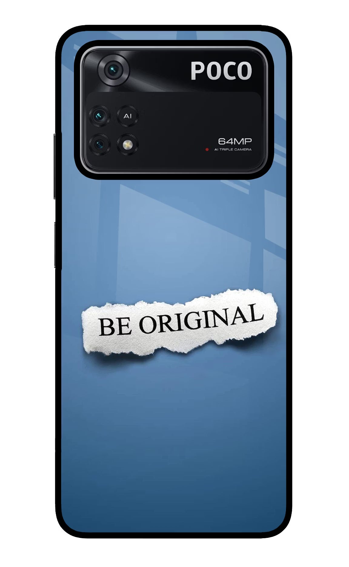 Be Original Poco M4 Pro 4G Glass Case