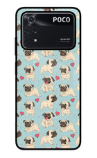 Pug Dog Poco M4 Pro 4G Glass Case