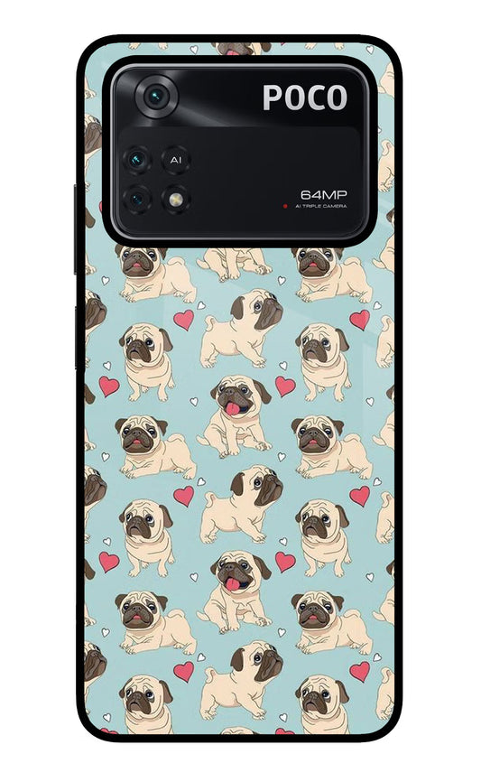 Pug Dog Poco M4 Pro 4G Glass Case