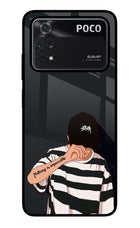 Aesthetic Boy Poco M4 Pro 4G Glass Case