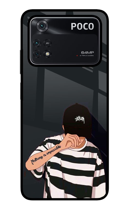 Aesthetic Boy Poco M4 Pro 4G Glass Case