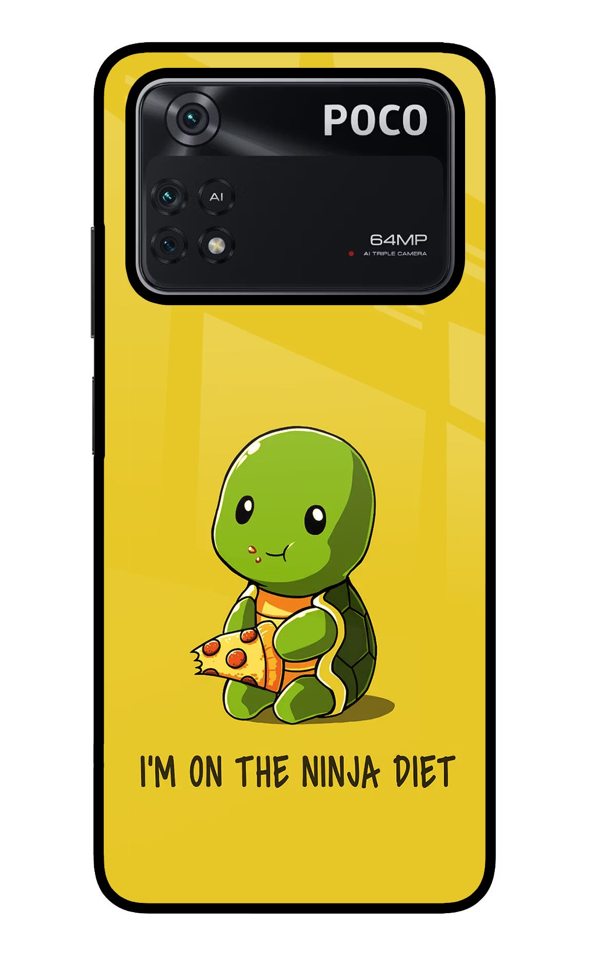 I'm on Ninja Diet Poco M4 Pro 4G Glass Case
