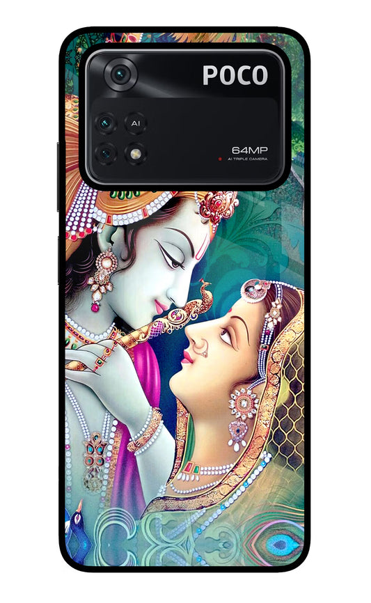 Lord Radha Krishna Poco M4 Pro 4G Glass Case