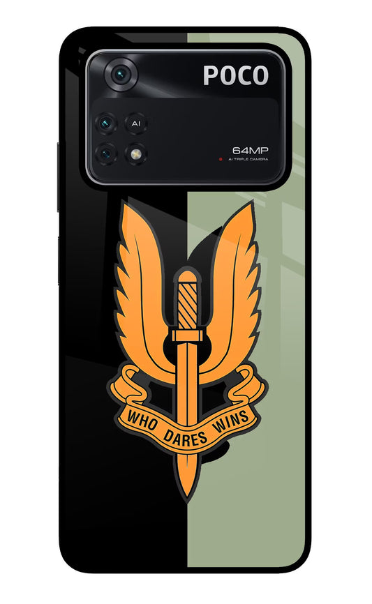 Balidan Logo Poco M4 Pro 4G Glass Case