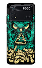 Green Owl Poco M4 Pro 4G Glass Case