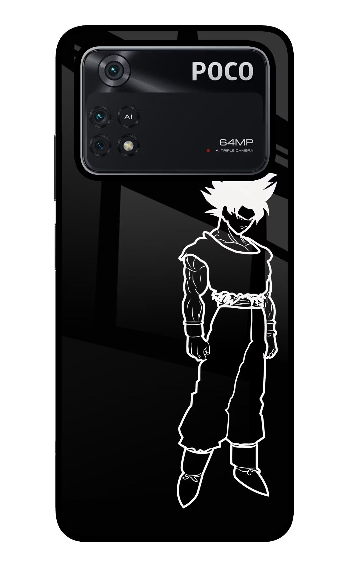 DBS Character Poco M4 Pro 4G Glass Case