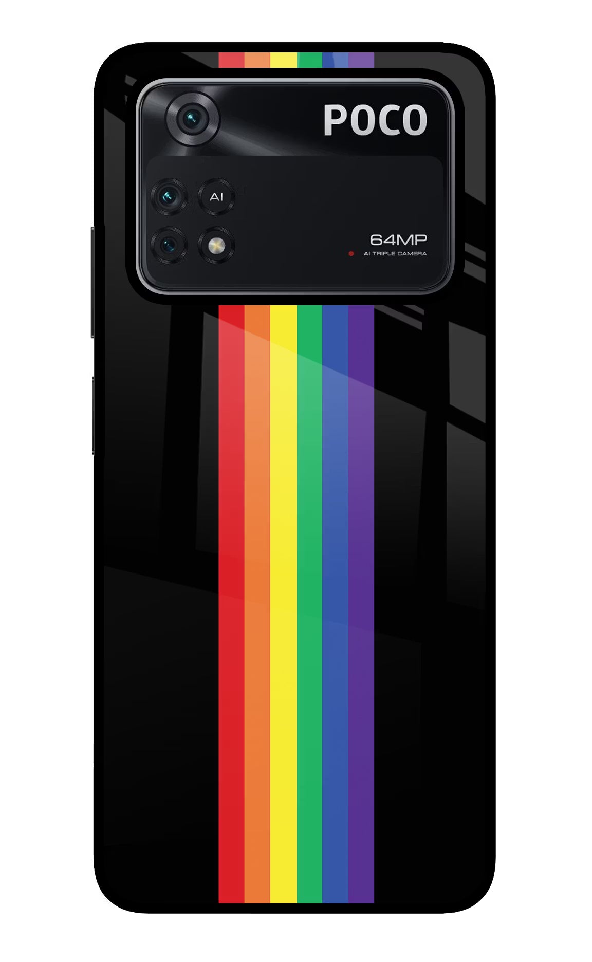 Pride Poco M4 Pro 4G Glass Case