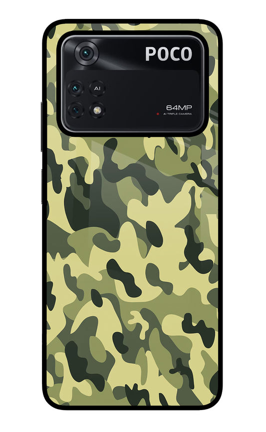 Camouflage Poco M4 Pro 4G Glass Case