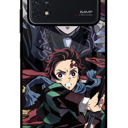 Demon Slayer Poco M4 Pro 4G Glass Case