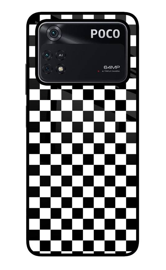 Chess Board Poco M4 Pro 4G Glass Case