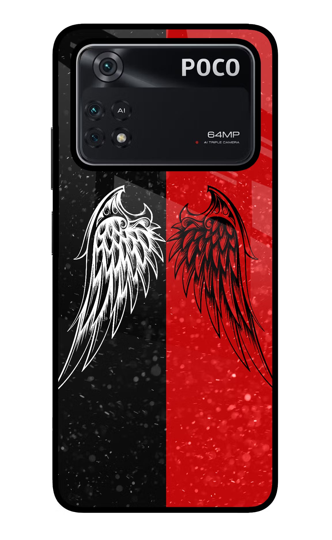 Wings Poco M4 Pro 4G Glass Case