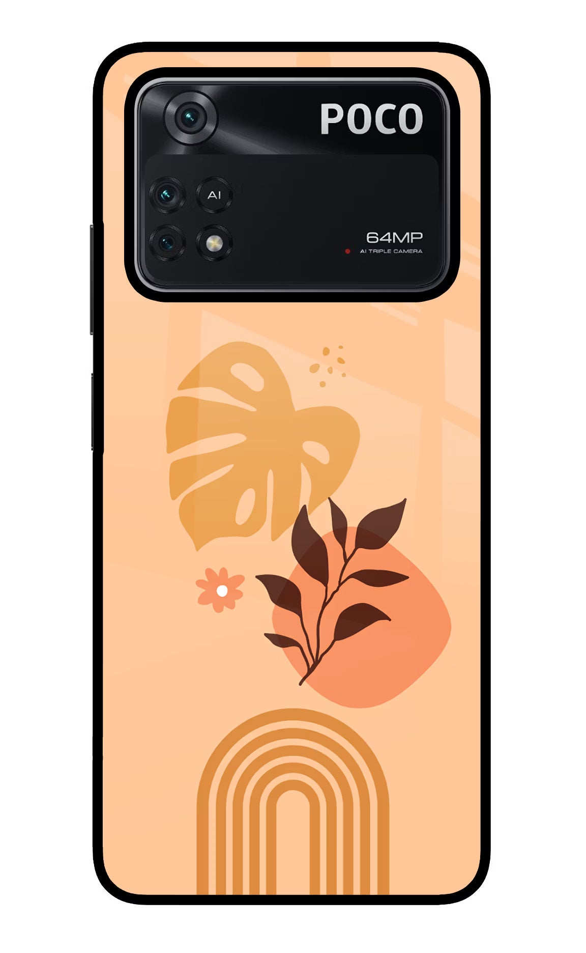 Bohemian Art Poco M4 Pro 4G Glass Case