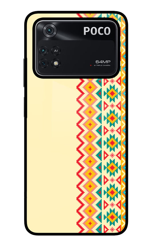 Ethnic Seamless Poco M4 Pro 4G Glass Case
