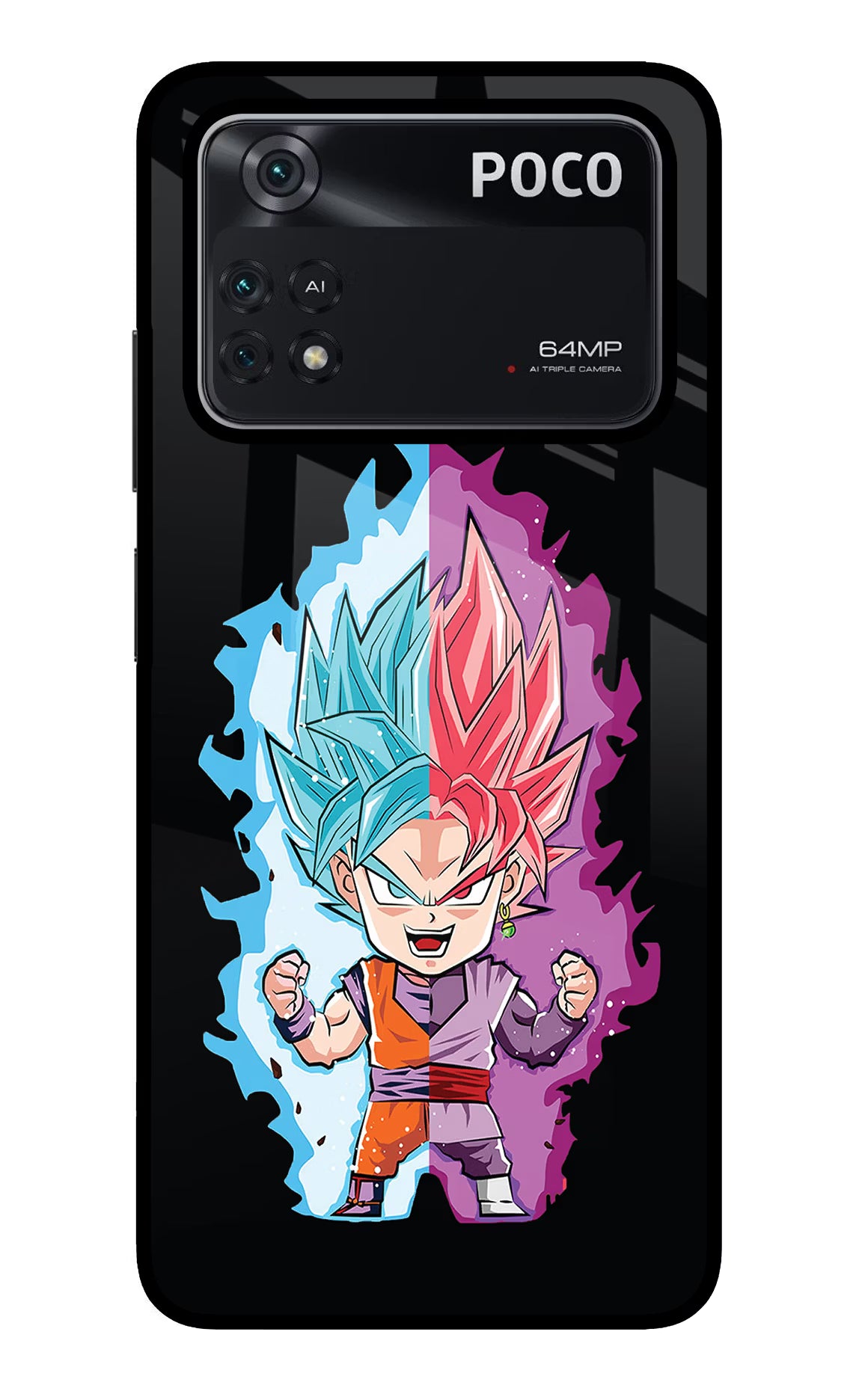 Chota Goku Poco M4 Pro 4G Glass Case
