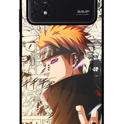 Pain Anime Poco M4 Pro 4G Glass Case