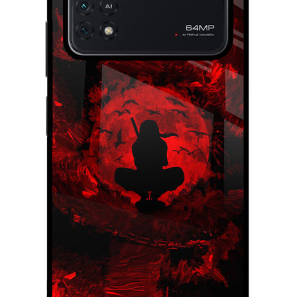Itachi Uchiha Poco M4 Pro 4G Glass Case
