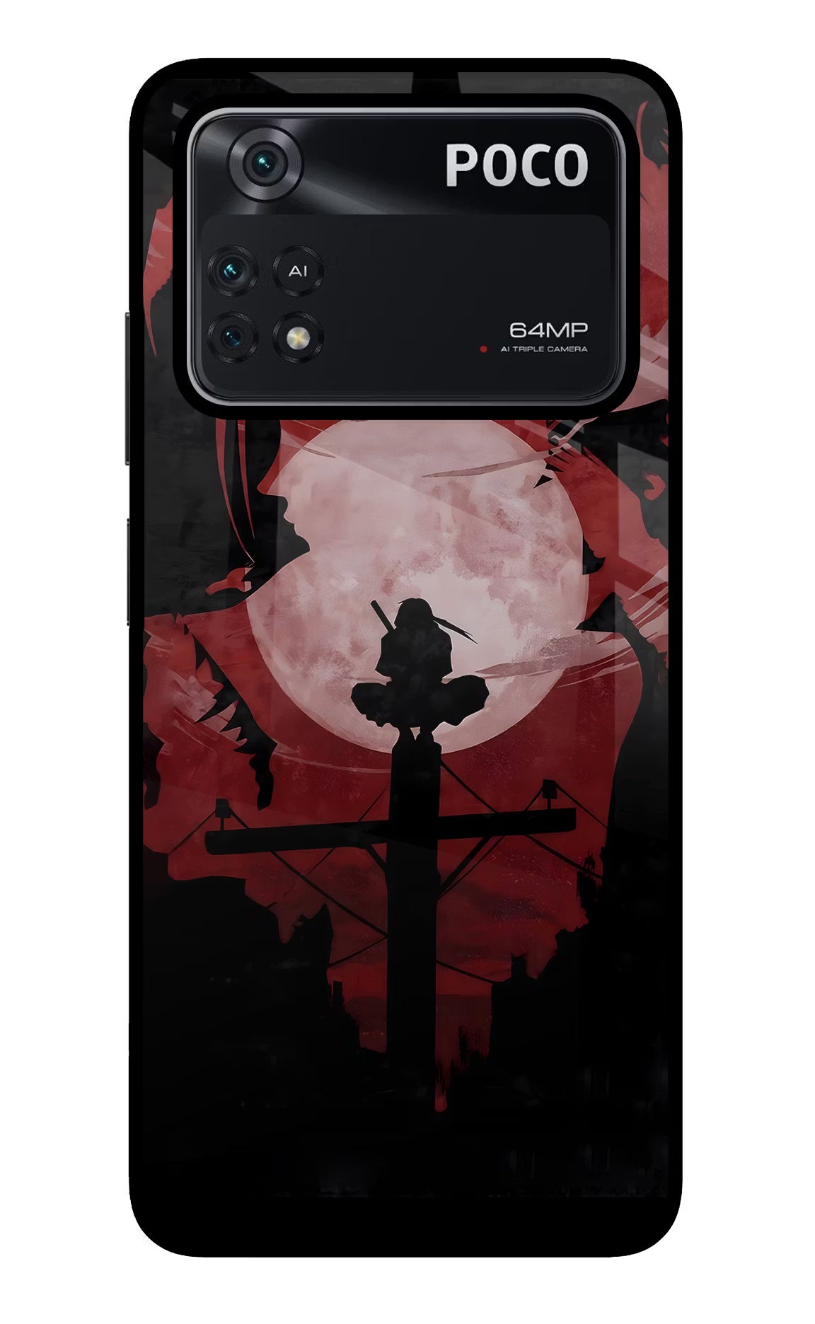 Naruto Anime Poco M4 Pro 4G Glass Case