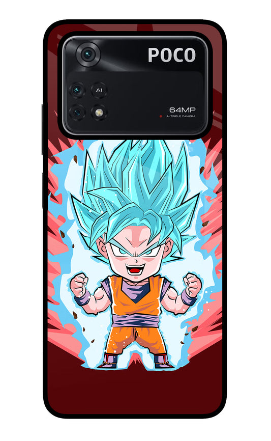 Goku Little Poco M4 Pro 4G Glass Case