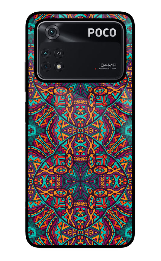 Colour Mandala Poco M4 Pro 4G Glass Case