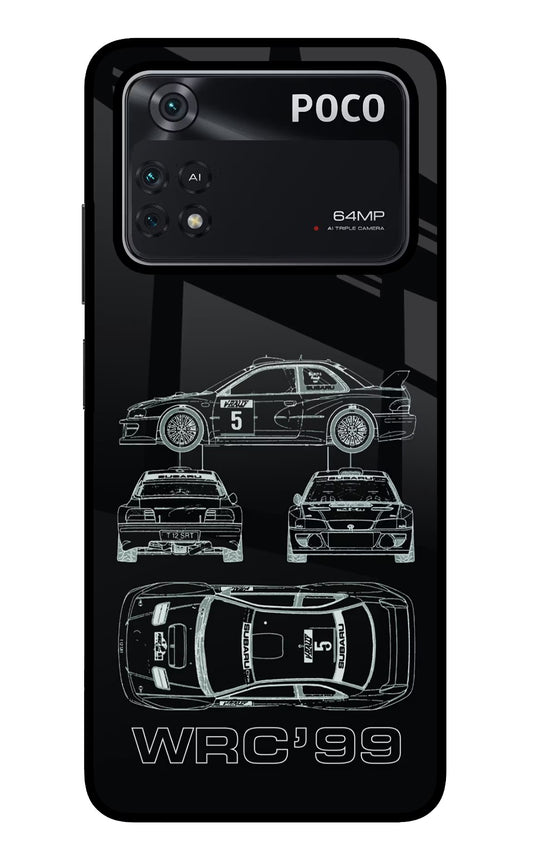 WRC'99 Poco M4 Pro 4G Glass Case