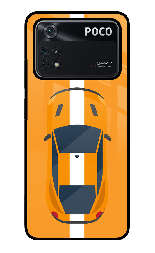 Highway Pursuit Poco M4 Pro 4G Glass Case
