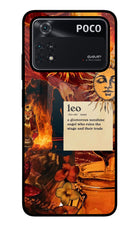 Leo Zodiac Poco M4 Pro 4G Glass Case