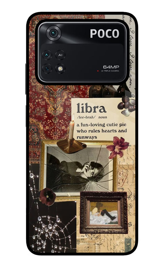 Libra Zodiac Poco M4 Pro 4G Glass Case
