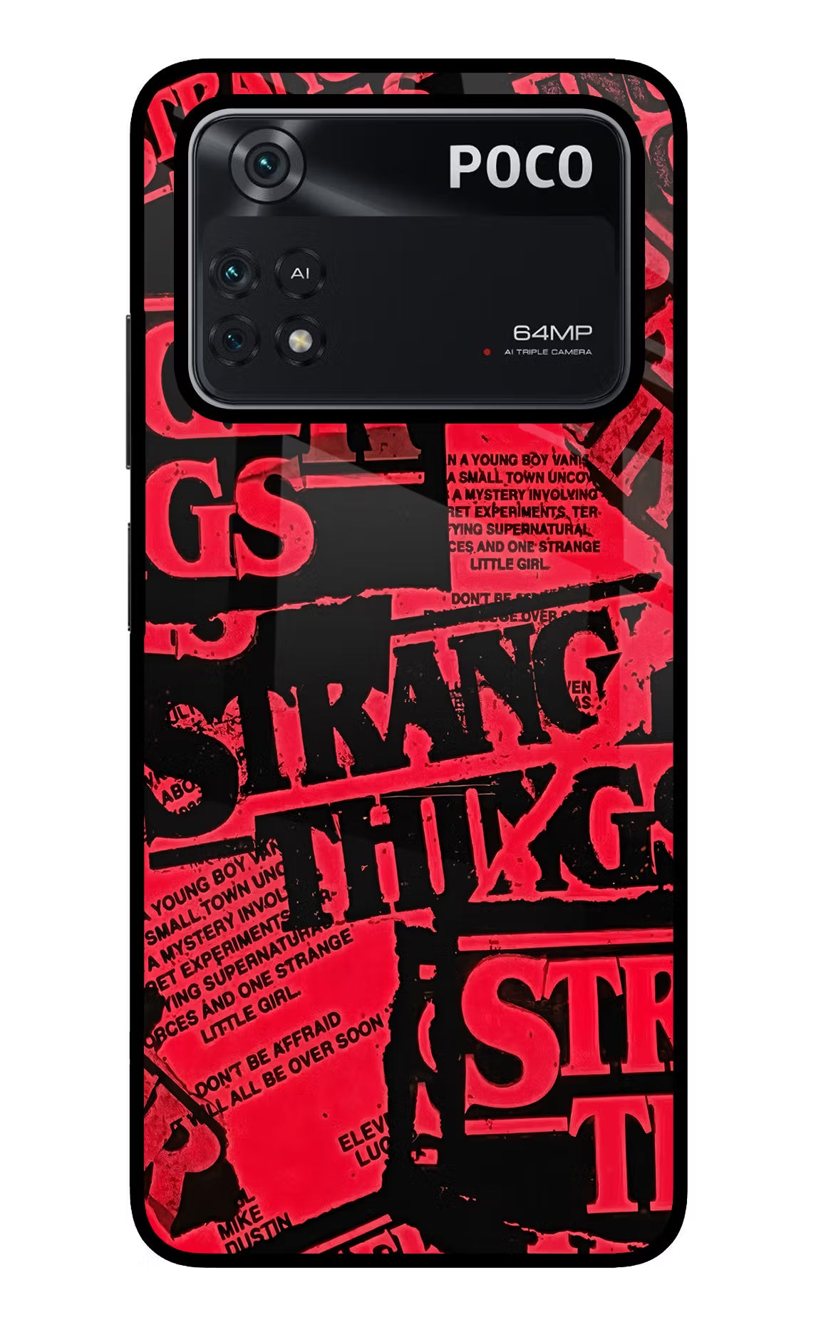 Ordinary Things Poco M4 Pro 4G Glass Case Back Cover by Casekaro