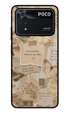 Vintage case Poco M4 Pro 4G Glass Case