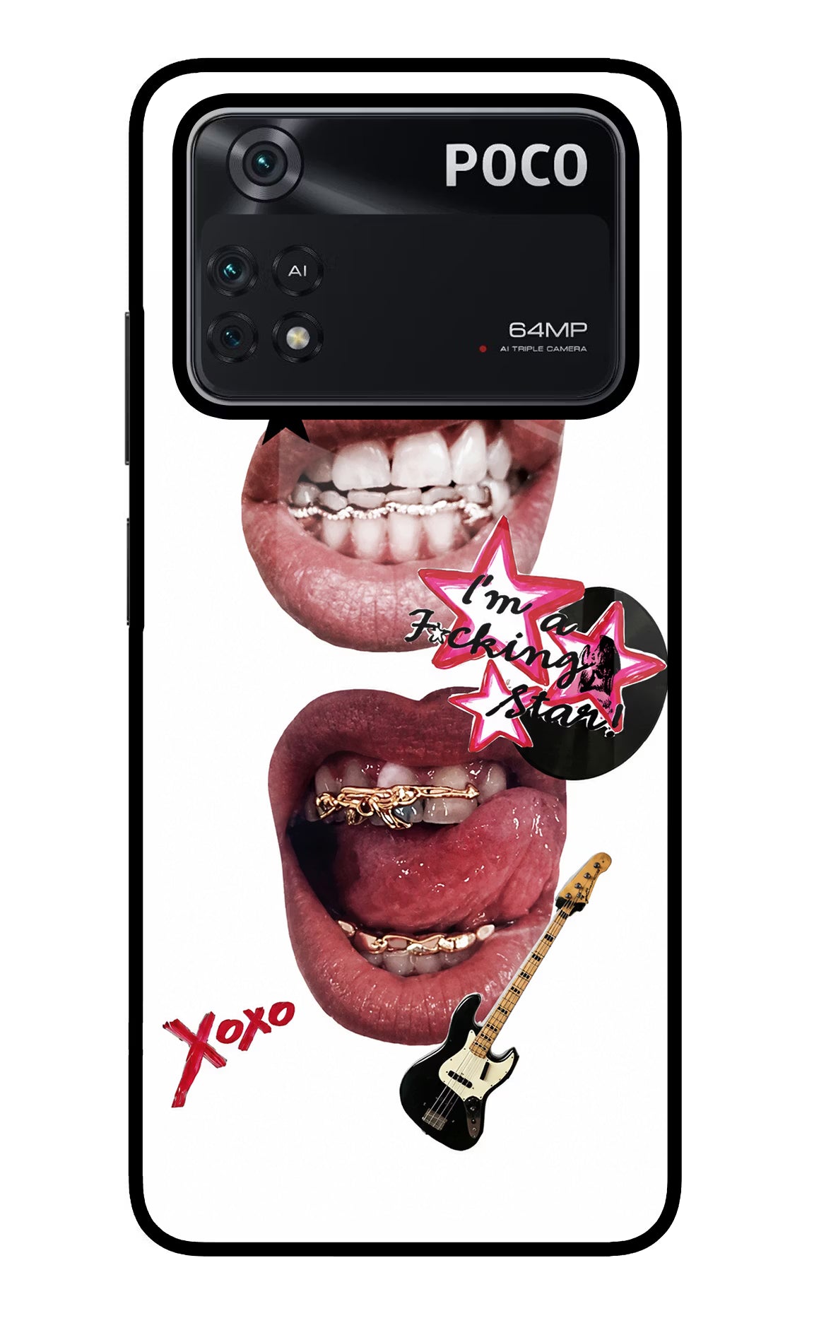 Rockstar Poco M4 Pro 4G Glass Case